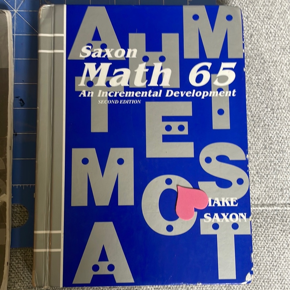 Saxon Math 65 2nd edition